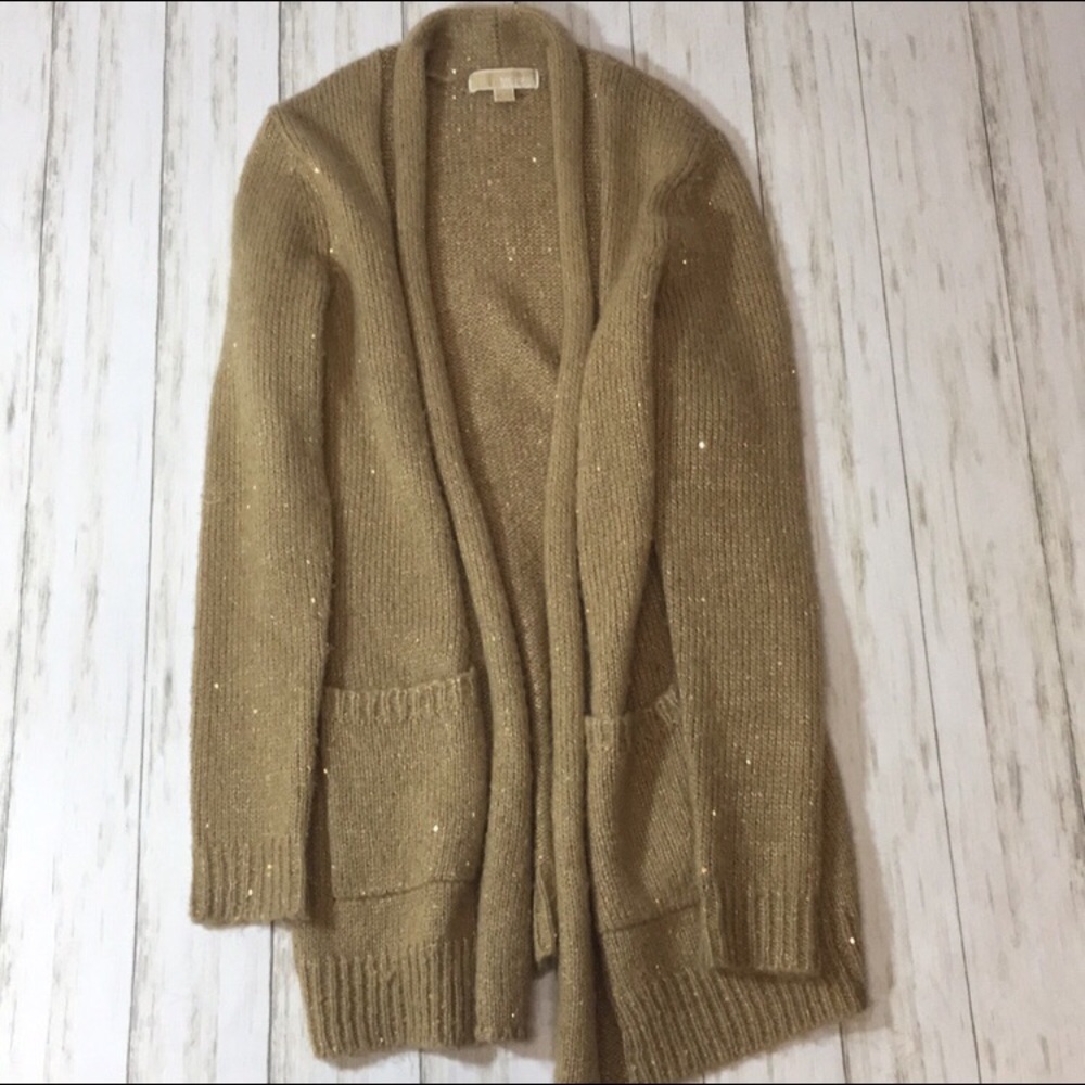 Michael Kors Gold Cardigan